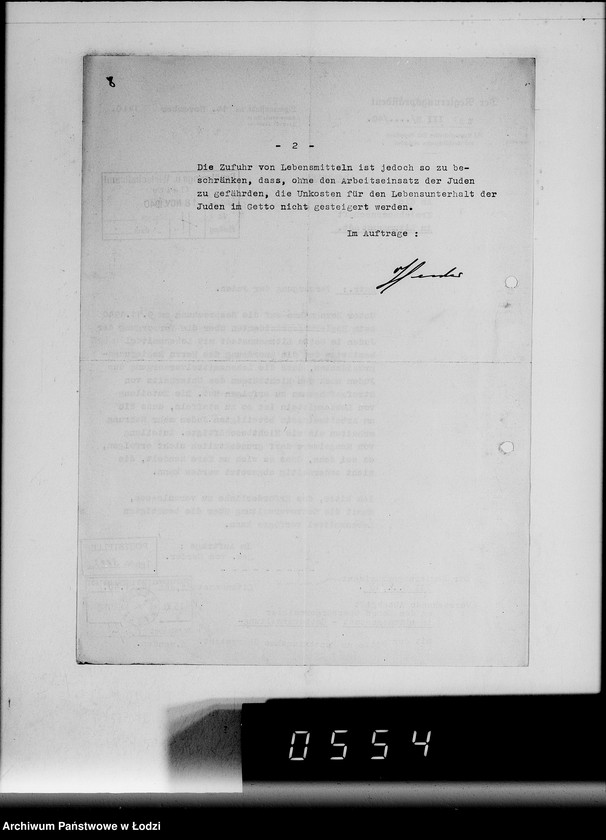 Obraz 12 z jednostki "Lebensmittel-Zuteilungssätze für die Juden-Versorgung"
