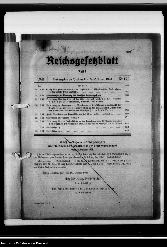 Obraz 5 z jednostki "Beamtenrecht."