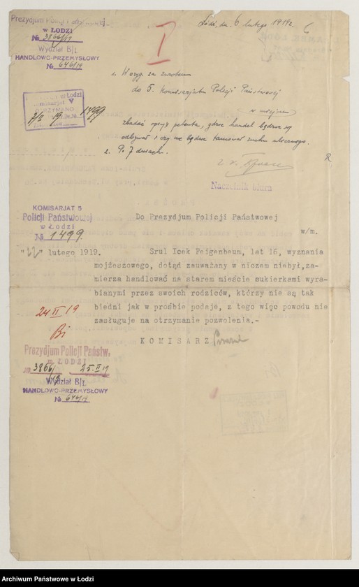 Obraz 7 z jednostki "Podania o zezwolenia na handel uliczny… "