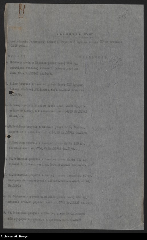 image.from.unit.number "[Dzienniki posiedzeń za miesiąc IX 1919 r.]"