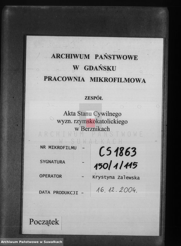 Obraz 1 z jednostki "Duplikat aktow o roždenii, brakosočetanii i smerti Berznackago Rimsko- Katoličeskago Prichoda za 1889 god"