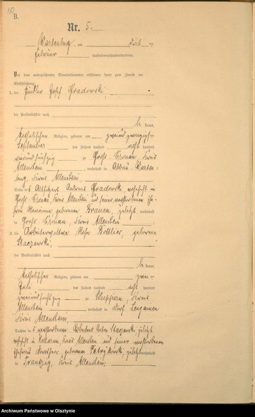 image.from.unit.number "Heiraths-Haupt-Register Nr 1 - 22"