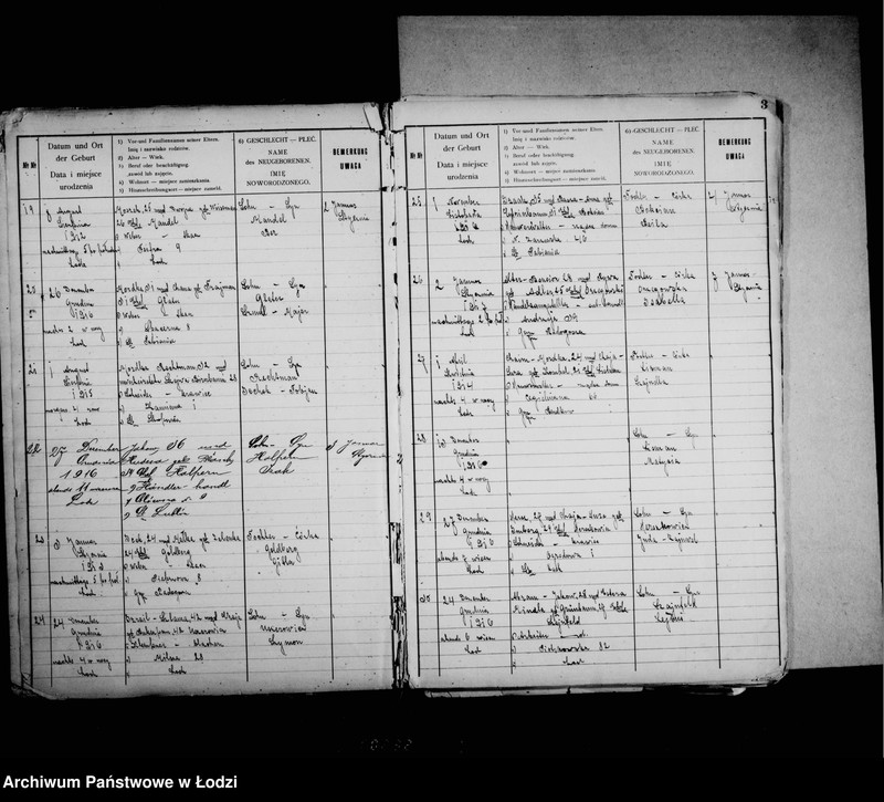 Obraz 7 z jednostki "[Ksiega urodzeń]"