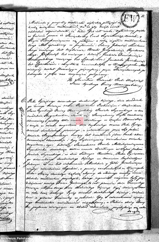 image.from.unit.number "Akta Zaślubionych Gminy Krasnopolskiey R-ku 1823. Powiat Seyneński. Województwo Augstowskie."