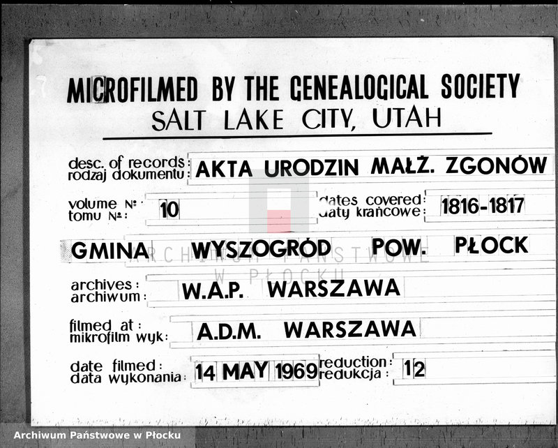 image.from.unit.number "Akta urodzeń, małżeństw i zgonów"