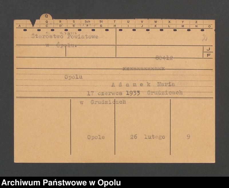 Obraz 4 z jednostki "[Niemczyk Marie, ur. 31.3.1908 Beuthen]"