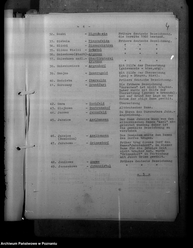 Obraz 8 z jednostki "Ortsnamenänderung Kreis Hohensalza - Inowrocław"