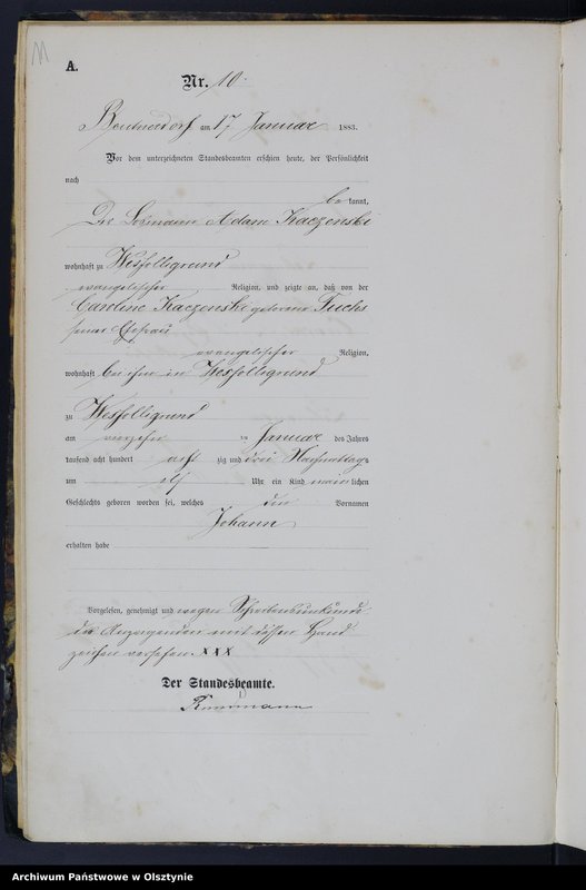 image.from.unit.number "Geburts-Haupt-Register Nr 1 - 262"
