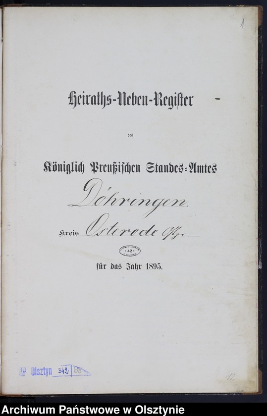 image.from.unit.number "Heiraths-Neben-Register Nr 1 - 22"