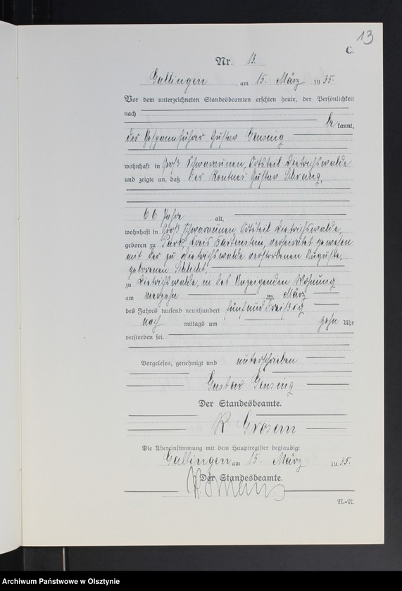 image.from.unit.number "Sterbe-Neben-Register Nr 1 - 26 [ Księga zgonów - wtóropis ]"