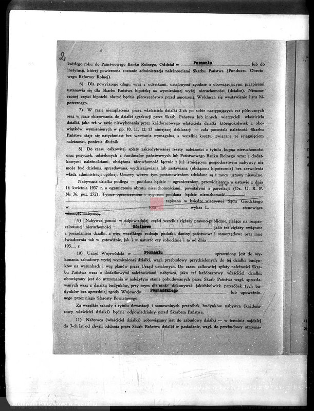 Obraz 6 z jednostki "/Deklaracje w sprawie przyjęcia warunków nabycia działki z parcelacji majątku Uścikowo w powiecie żnińskim"