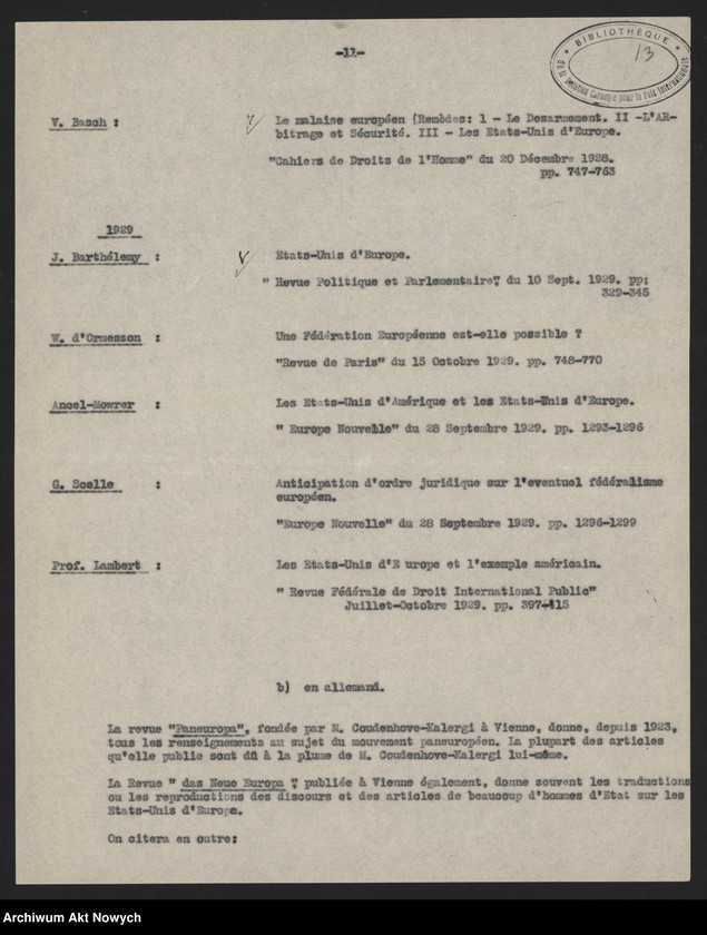 image.from.unit.number "Dotation Carnegie pour la Paix Internationale, Centre Européen - Paryż. Informacje o wydawnictwach."