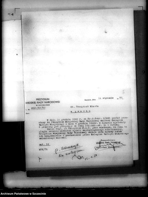 image.from.unit.number "Protokoły posiedzeń Kolegium i projekty uchwał Zarządu Miejskiego  m-c kwiecień-grudzień"