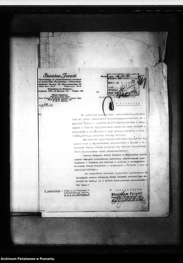 Obraz 14 z jednostki "Majątek Żydowo wyłączenie z art. 4 i 5 ustawy o reformie rolnej Stanisław Chełmicki"