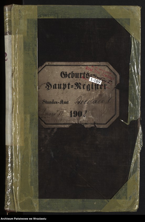 image.from.unit.number "Geburts-Haupt-Register Breslau I 1902 Band 6"