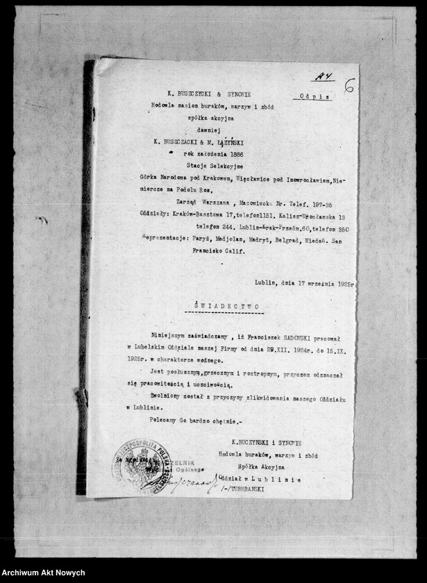 image.from.unit.number "Akta osobowe - Sadowski Franciszek."