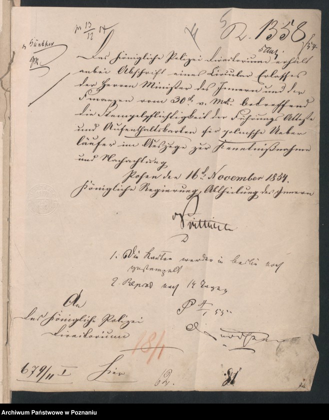 Obraz 9 z jednostki "A. betr. die Erteilung von Aufenthalts-Karten an polnische Flüchtlinge und Namensverzeichnis"