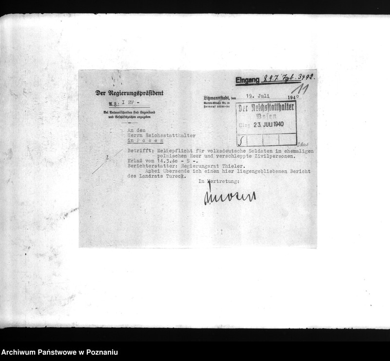 Obraz 15 z jednostki "Amtliche Meldungen Kreis Turek"