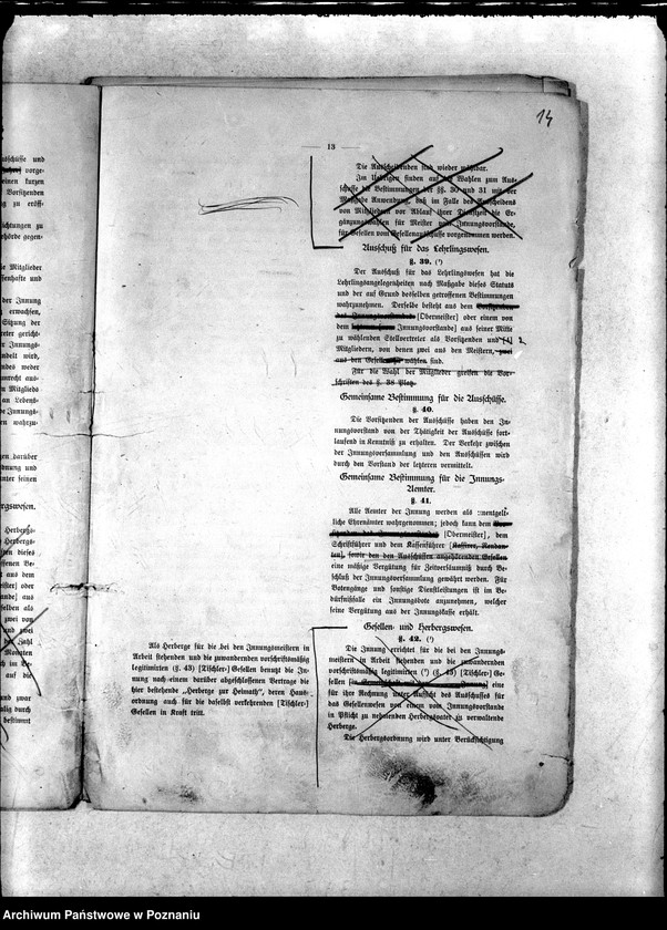 Obraz 17 z jednostki "Entwurf eines Innungs-Statuts auf Grund des Reichs-Gesetzes vom 18. Juli 1881"