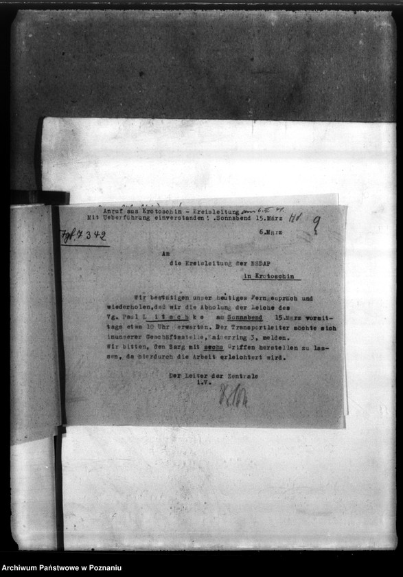 Obraz 13 z jednostki "Paul Litschke aus Heinrichsfeld, Kreis Krotoschin (Krotoszyn)"