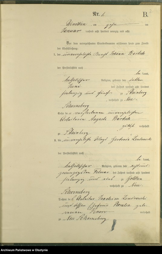 image.from.unit.number "Heiraths-Haupt-Register nr 1 - 16"