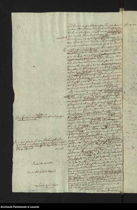 Obraz 14 z jednostki "[Akta in Sachen des Müllers Johann Samuel Liebeheutschel gegen den Schutzjuden Tobias Salomon]"