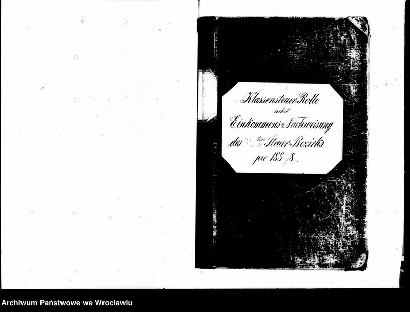 image.from.unit.number "Klassensteuerrolle nebst Eikommens - Nachweisung"