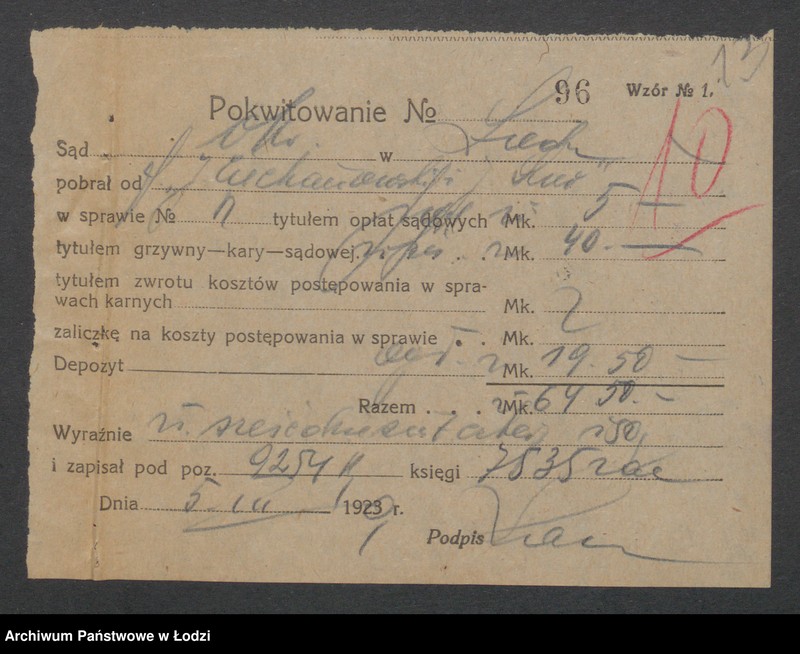 Obraz 15 z jednostki "J. Ciechanowski i J.Szura- handel towarami włókienniczymi"