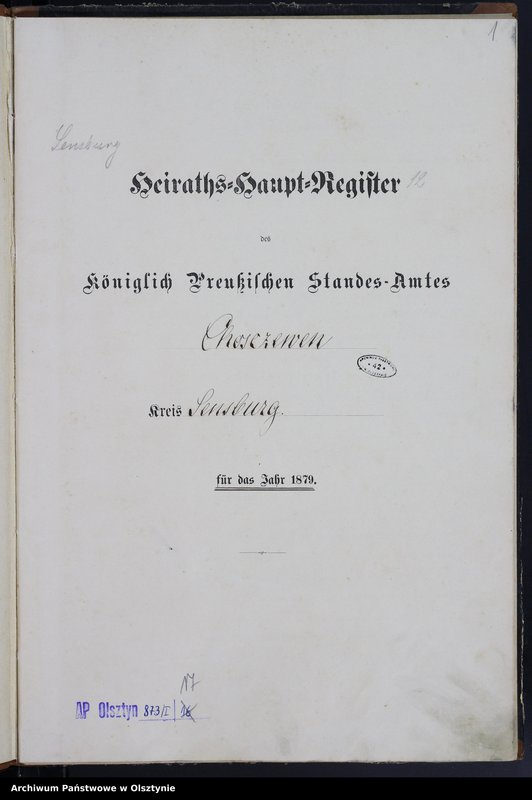 image.from.unit.number "Heiraths-Haupt-Register Nr 1 - 13"