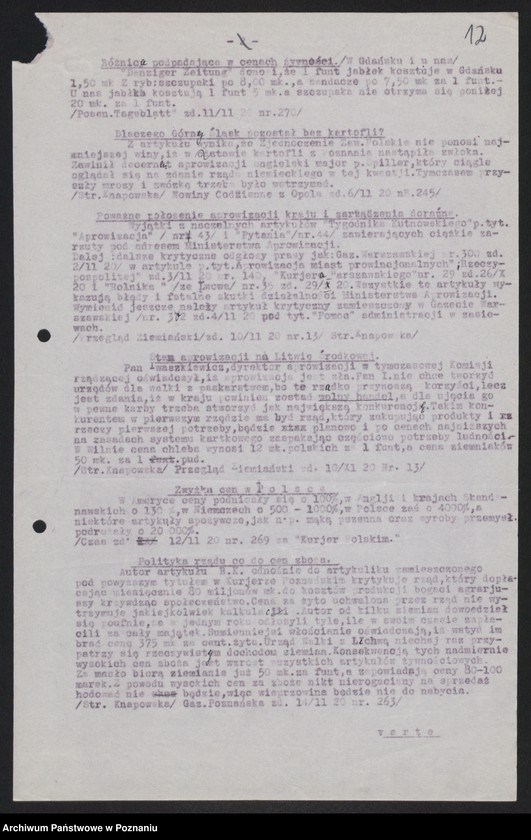 Obraz 14 z jednostki "[Przeglądy artykułów publikowanych w prasie światowej na tematy gospodarcze]"