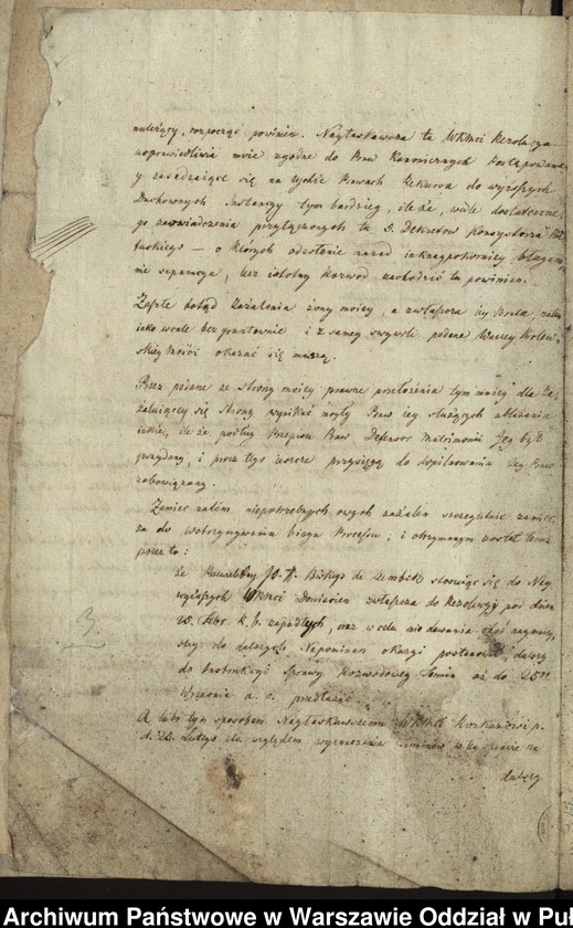 image.from.unit.number "Kopie pism i dekretów dotyczących dyspens małżeńskich, separacji i rozwodów (głównie z przełomu XVIII i XIX w.)"