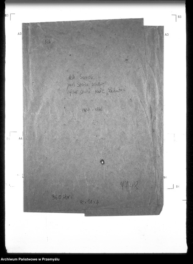 image.from.unit.number "[Kopie ksiąg metrykalnych parafii Stróże Wielkie z filiami Stróże Małe, Zahutyń (dekanat Sanok)]"