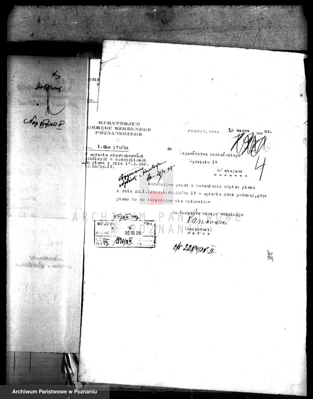 Obraz 10 z jednostki "Szkoła katolicka w Podstolicach /przyjęcie nieruchomości szkolnych na własność obszaru dworskiego/"