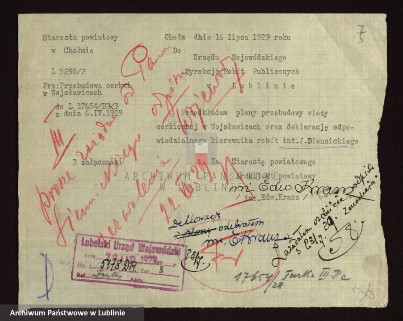 image.from.unit.number "[Projekt budowy dzwonnicy dla parafii prawosławnej w os. Wojsławice, pow. chełmski]"