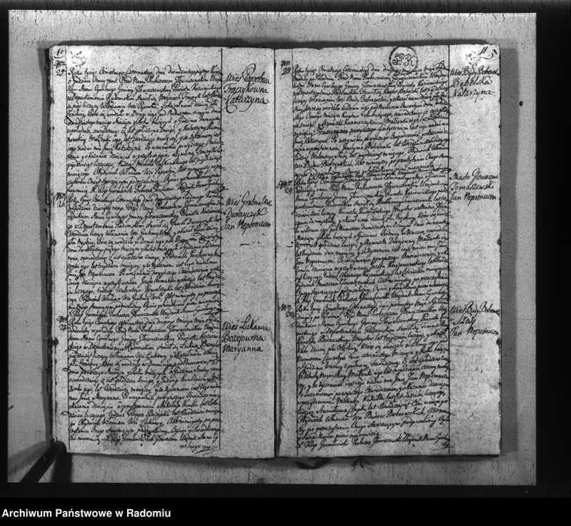 image.from.unit.number "Księga urzędnika stanu cywilnego parafii Głowaczew do zapisywania akt 1814 roku"