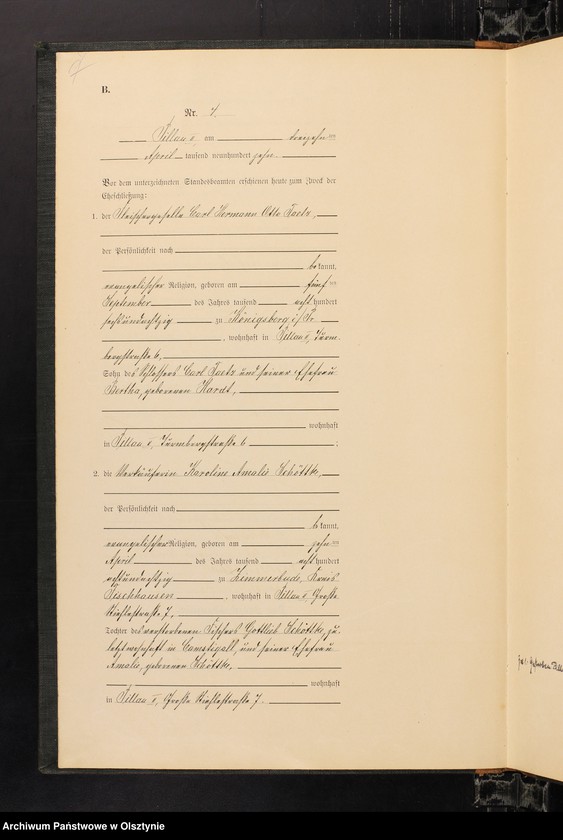 image.from.unit.number "Heiraths-Haupt-Register Nr 1 - 13 i 1 - 31"