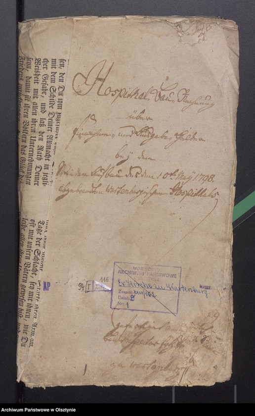 image.from.unit.number "Hospital Bau - Rechnung über Einnahme und Ausgabe Geld"