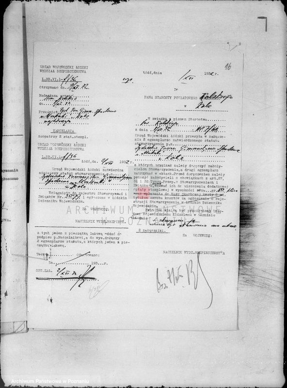 Obraz 20 z jednostki "/Żydowskie Stowarzyszenie Gimnastyczno-Sportowe,,Makabi" w Kole/"