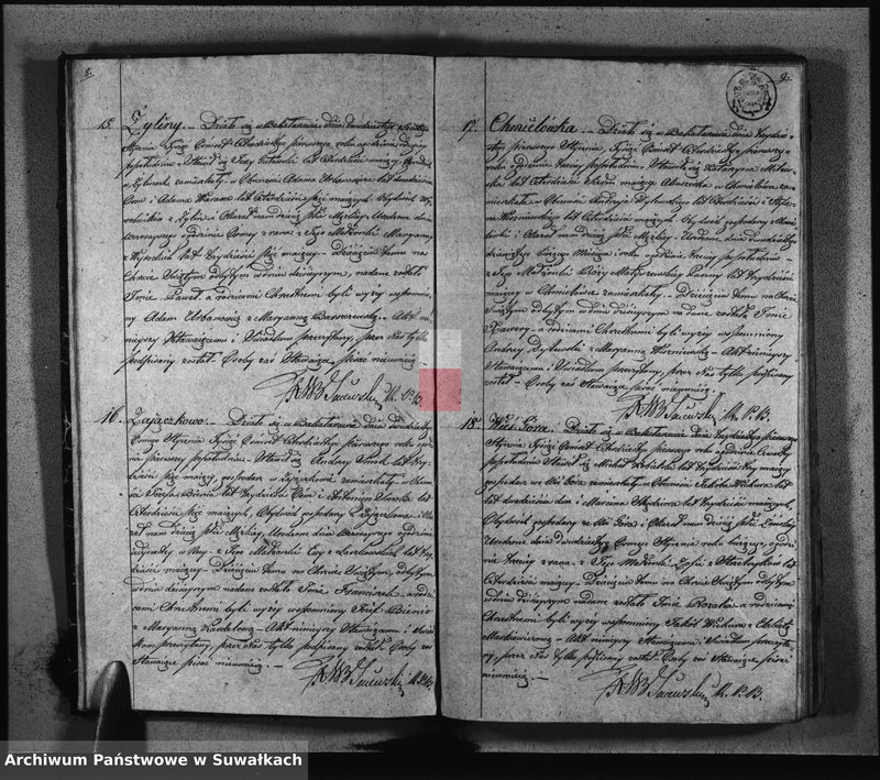 image.from.unit.number "Księga Duplikat z Roku 1841 Parafij Bakałarzewskiey przeznaczona do Archiwum Hipotecznego"