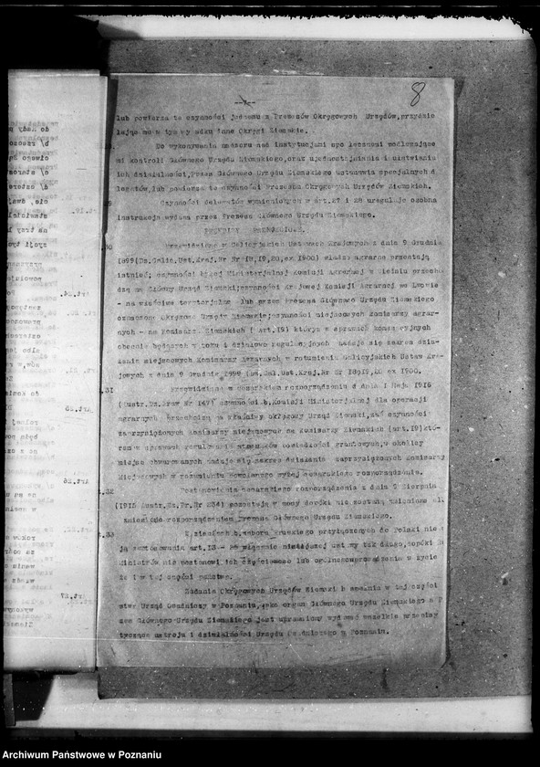 image.from.unit.number "Sprawy agrarnej reformy Główny Urząd Ziemski w Warszawie"
