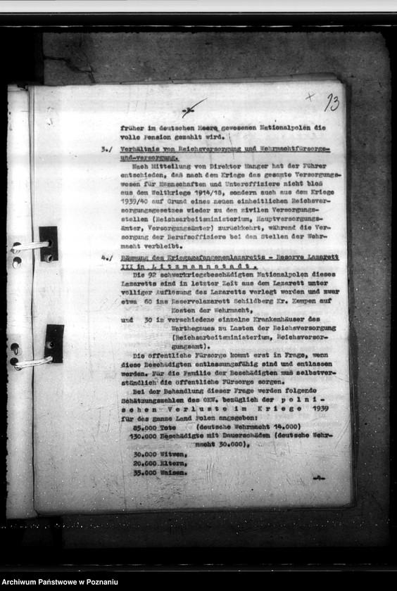 Obraz 17 z jednostki "Anwendung der Personenschädenverordnung auf Polen"