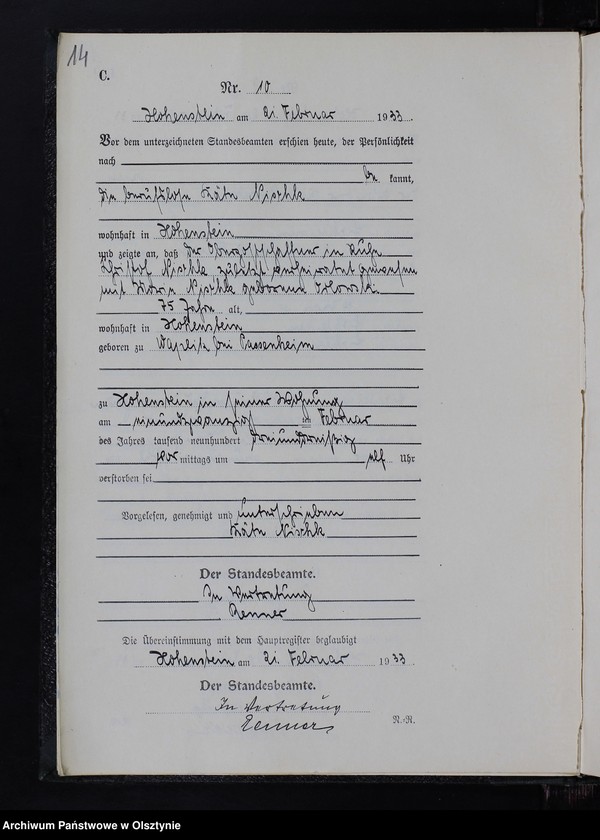 image.from.unit.number "Sterbe-Neben-Register Nr 1 - 84"