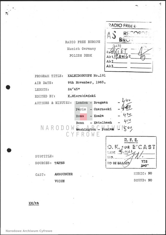 image.from.unit.number "Skrypty audycji z dnia 09.11.1963"