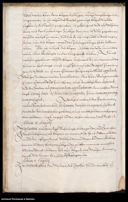 image.from.unit.number "H. Bürgerm. Daniel Czirenberges Ambtbuch erste theil vom [5.VIII.1599-16.III.1600] /indeks/"