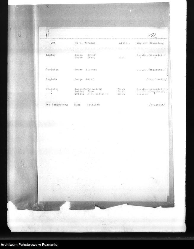 Obraz 16 z jednostki "Zweigstelle Litzmannstadt (Łódź) Totenlisten. Wykazy Niemców z różnych powiatów, zaginionych w 1939 roku"