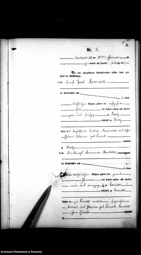 image.from.unit.number "Księga małżeństw"