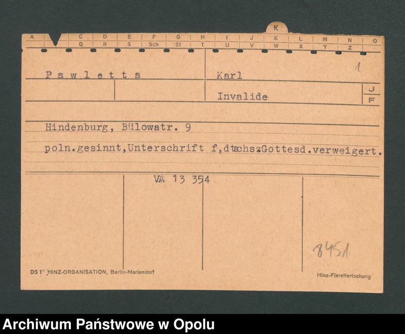 Obraz 3 z jednostki "[Pawletta Karl, zam. Hindenburg]"