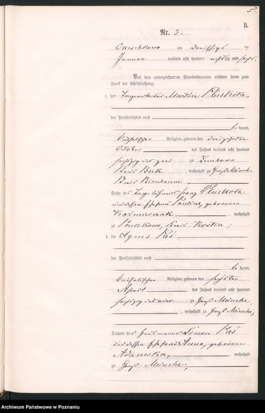 Obraz 8 z jednostki "Księga małżeństw"