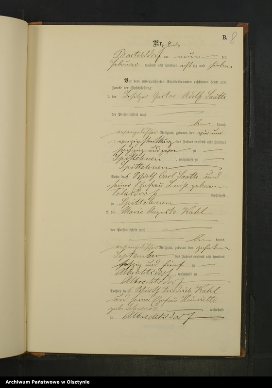 image.from.unit.number "Heiraths-Neben-Register Nr 1 - 19"