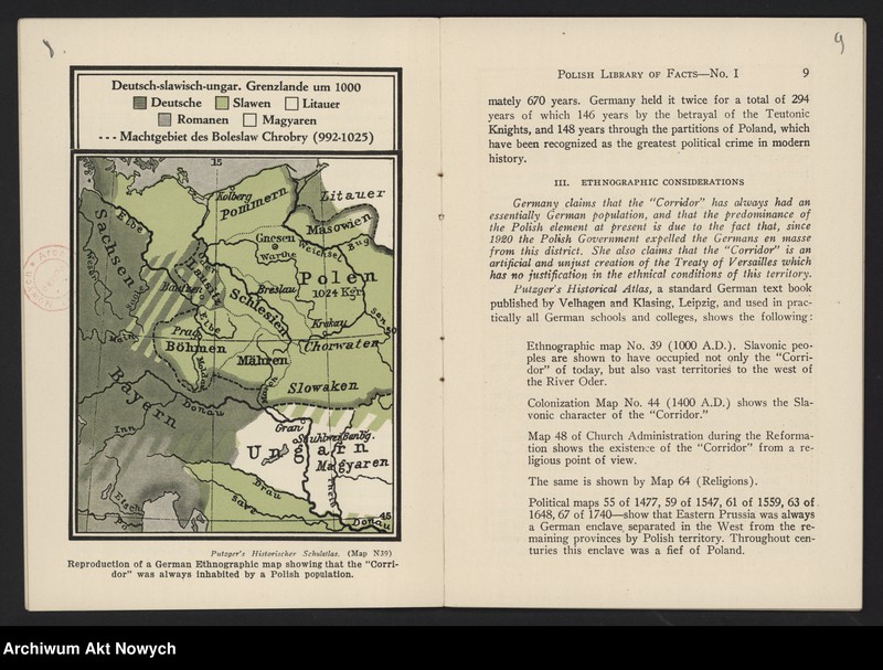 image.from.unit.number "American Polish Chamber of Commerce and Industry in the United States, Inc.; Załączniki: 1) Polish Library of Facts, No. I. Polish-German Relations; N.Y. 1931 (broszura); 2) Program przyjęcia na cześć I. J. Paderewskiego, 18 V 1932 (druk); L.1"